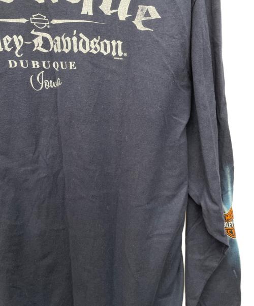 HARLEY-DAVIDSON（ハーレーダビッドソン）HARLEY-DAVIDSON (ハーレーダビッドソン) 長袖Tシャツ ネイビー サイズ:X-LARGEの古着・服飾アイテム