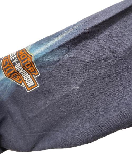 HARLEY-DAVIDSON（ハーレーダビッドソン）HARLEY-DAVIDSON (ハーレーダビッドソン) 長袖Tシャツ ネイビー サイズ:X-LARGEの古着・服飾アイテム