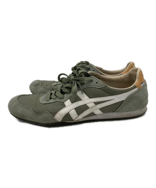 Onitsuka Tiger（オニツカタイガー）Onitsuka Tiger (オニツカタイガー) ローカットスニーカー オリーブ サイズ:27.5ｃｍの古着・服飾アイテム