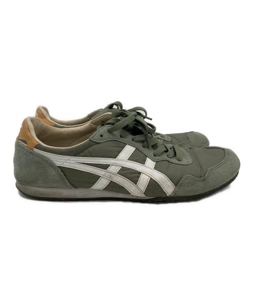 Onitsuka Tiger（オニツカタイガー）Onitsuka Tiger (オニツカタイガー) ローカットスニーカー オリーブ サイズ:27.5ｃｍの古着・服飾アイテム