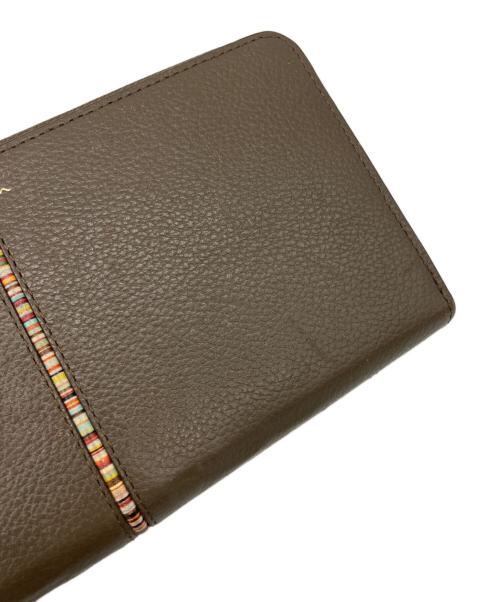 PAUL SMITH（ポールスミス）Paul Smith (ポールスミス) 長財布 ブラウンの古着・服飾アイテム