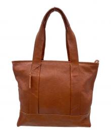 organ（オルガン）の古着「レザートートバッグ」｜ブラウン