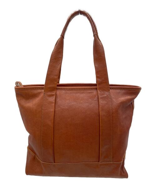 organ（オルガン）organ (オルガン) レザートートバッグ ブラウンの古着・服飾アイテム
