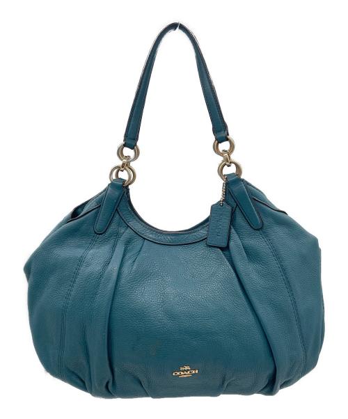 COACH（コーチ）COACH (コーチ) ハンドバッグ エメラルドグリーンの古着・服飾アイテム