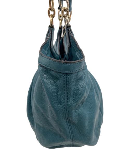 COACH（コーチ）COACH (コーチ) ハンドバッグ エメラルドグリーンの古着・服飾アイテム