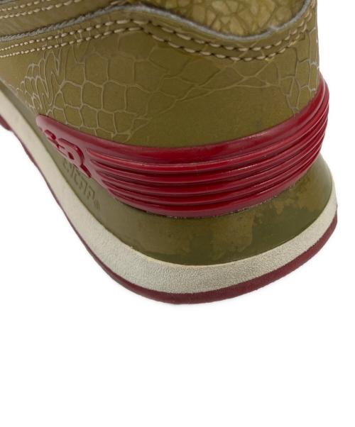 NEW BALANCE（ニューバランス）NEW BALANCE (ニューバランス) スニーカー ゴールド×レッド サイズ:27.5ｃｍの古着・服飾アイテム