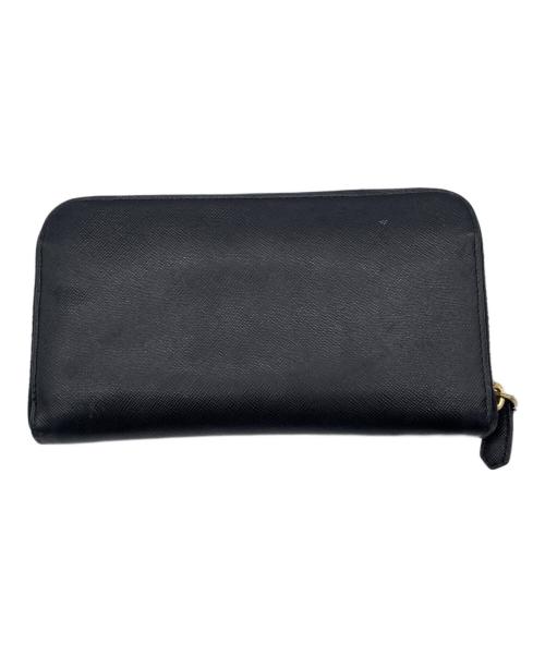 PRADA（プラダ）PRADA (プラダ) SAFFIANO（サフィアーノ）　長財布 ブラックの古着・服飾アイテム