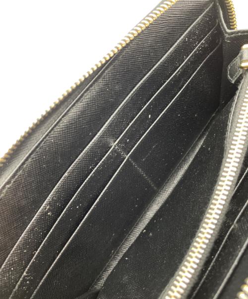 PRADA（プラダ）PRADA (プラダ) SAFFIANO（サフィアーノ）　長財布 ブラックの古着・服飾アイテム