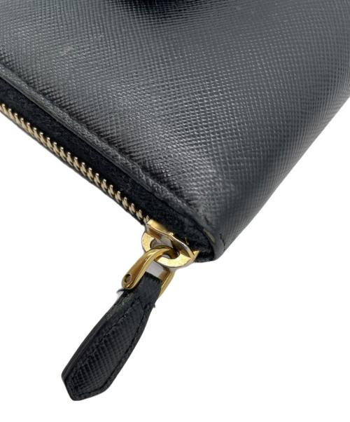 PRADA（プラダ）PRADA (プラダ) SAFFIANO（サフィアーノ）　長財布 ブラックの古着・服飾アイテム