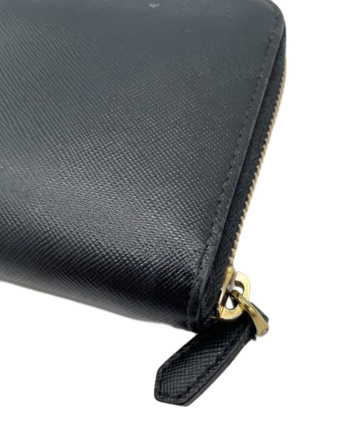 PRADA（プラダ）PRADA (プラダ) SAFFIANO（サフィアーノ）　長財布 ブラックの古着・服飾アイテム
