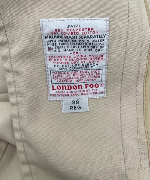 london fog（ロンドンフォグ）LONDON FOG (ロンドンフォグ) ステンカラーコート ベージュ サイズ:38の古着・服飾アイテム