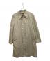 LONDON FOG（ロンドンフォグ）の古着「ステンカラーコート」｜ベージュ