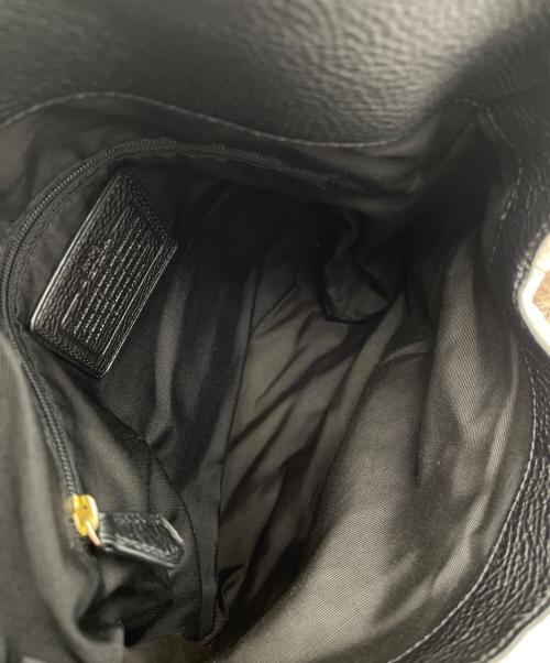 COACH（コーチ）COACH (コーチ) ハンドバッグ ブラック×ホワイトの古着・服飾アイテム