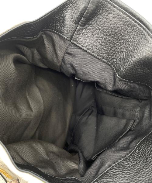 COACH（コーチ）COACH (コーチ) ハンドバッグ ブラック×ホワイトの古着・服飾アイテム