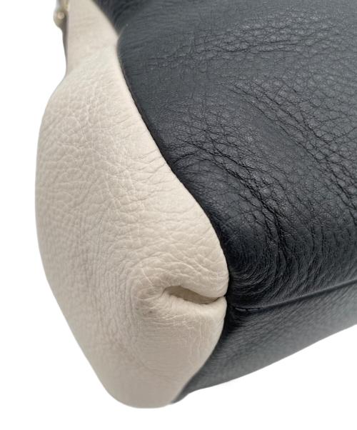 COACH（コーチ）COACH (コーチ) ハンドバッグ ブラック×ホワイトの古着・服飾アイテム