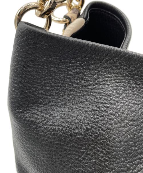 COACH（コーチ）COACH (コーチ) ハンドバッグ ブラック×ホワイトの古着・服飾アイテム