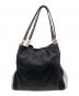 COACH (コーチ) ハンドバッグ ブラック×ホワイト：7000円