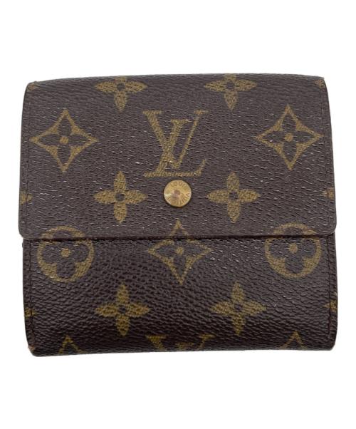 LOUIS VUITTON（ルイ ヴィトン）LOUIS VUITTON (ルイ ヴィトン) ポルトモネ・ビエ カルトクレディ　3つ折り財布 ブラウンの古着・服飾アイテム
