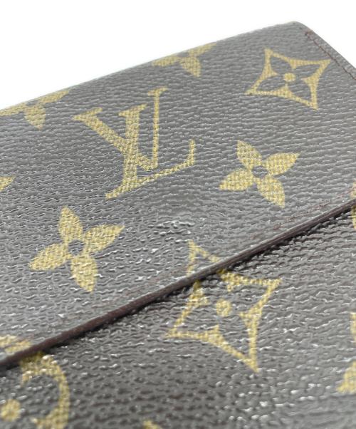 LOUIS VUITTON（ルイ ヴィトン）LOUIS VUITTON (ルイ ヴィトン) ポルトモネ・ビエ カルトクレディ　3つ折り財布 ブラウンの古着・服飾アイテム