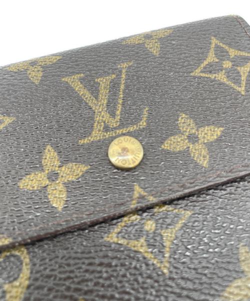 LOUIS VUITTON（ルイ ヴィトン）LOUIS VUITTON (ルイ ヴィトン) ポルトモネ・ビエ カルトクレディ　3つ折り財布 ブラウンの古着・服飾アイテム