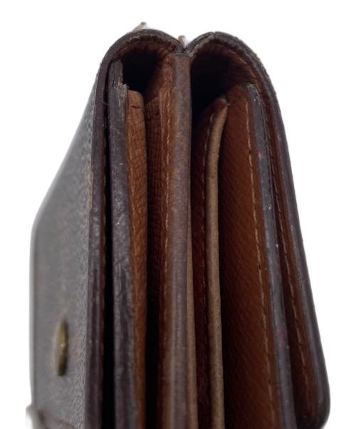 LOUIS VUITTON（ルイ ヴィトン）LOUIS VUITTON (ルイ ヴィトン) ポルトモネ・ビエ カルトクレディ　3つ折り財布 ブラウンの古着・服飾アイテム