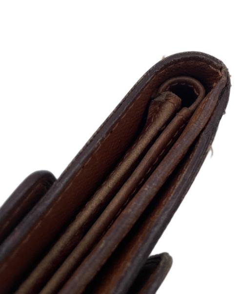 LOUIS VUITTON（ルイ ヴィトン）LOUIS VUITTON (ルイ ヴィトン) ポルトモネ・ビエ カルトクレディ　3つ折り財布 ブラウンの古着・服飾アイテム