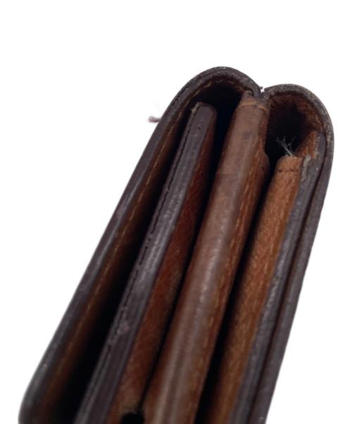 LOUIS VUITTON（ルイ ヴィトン）LOUIS VUITTON (ルイ ヴィトン) ポルトモネ・ビエ カルトクレディ　3つ折り財布 ブラウンの古着・服飾アイテム