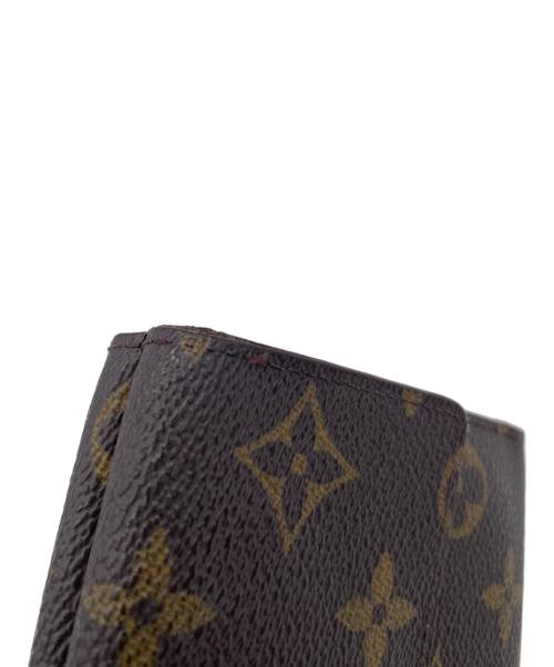 LOUIS VUITTON（ルイ ヴィトン）LOUIS VUITTON (ルイ ヴィトン) ポルトモネ・ビエ カルトクレディ　3つ折り財布 ブラウンの古着・服飾アイテム