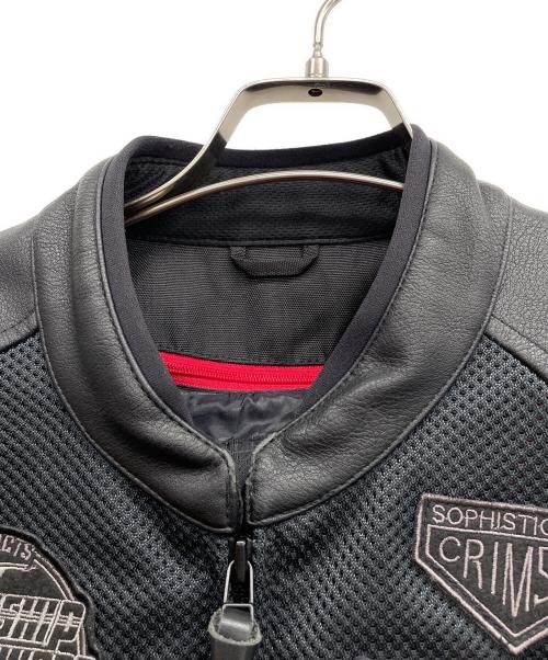 FLAGSHIP（フラッグシップ）FLAGSHIP (フラッグシップ) モーターサイクルジャケット ブラック サイズ:LLの古着・服飾アイテム