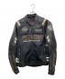 FLAGSHIP（フラッグシップ）の古着「モーターサイクルジャケット」｜ブラック