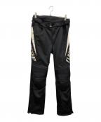 FLAGSHIPフラッグシップ）の古着「モーターサイクルパンツ」｜ブラック