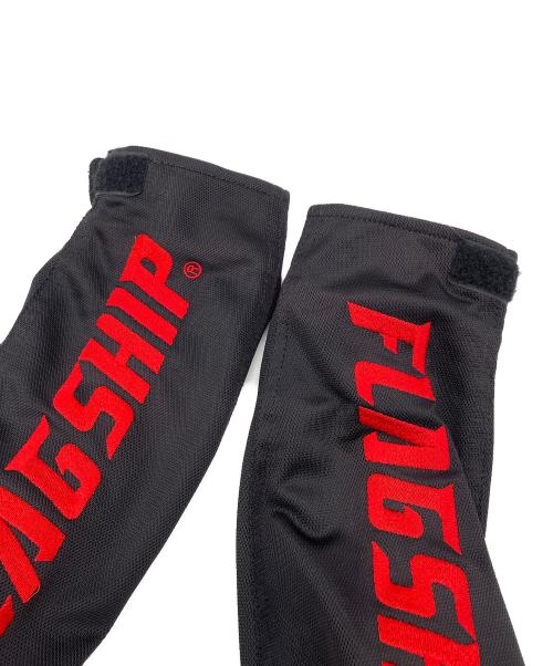 FLAGSHIP（フラッグシップ）FLAGSHIP (フラッグシップ) モーターサイクルジャケット ブラック×ホワイト サイズ:LLの古着・服飾アイテム