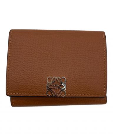 ロエベ ブラウン 三つ折り財布 中古・古着通販】LOEWE (ロエベ) 3つ折り財布 ブラウン｜ブランド