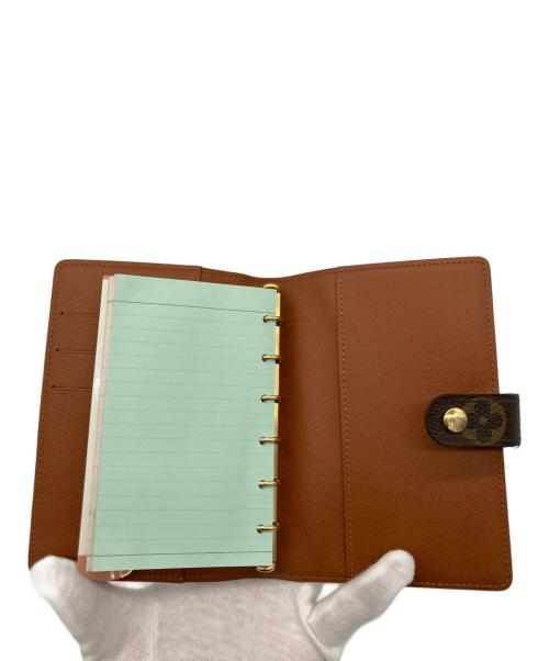 LOUIS VUITTON（ルイ ヴィトン）LOUIS VUITTON (ルイ ヴィトン) アジェンダPM　手帳カバー ブラウンの古着・服飾アイテム