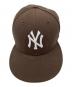New Era (ニューエラ) キャップ ブラウン：3500円