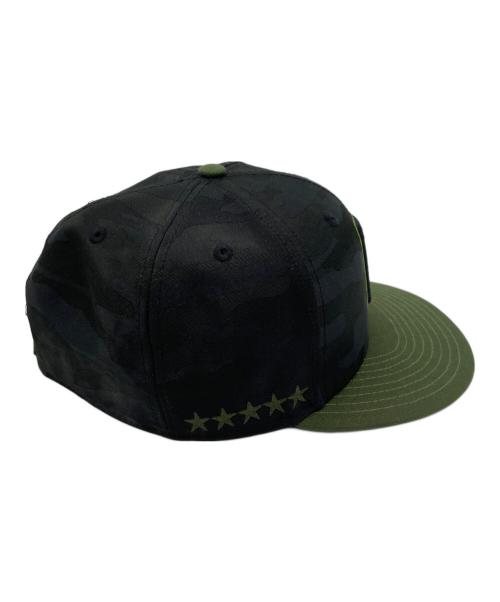 New Era（ニューエラ）New Era (ニューエラ) キャップ ブラック×グリーンの古着・服飾アイテム
