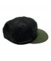 中古・古着 New Era (ニューエラ) キャップ ブラック×グリーン：4000円