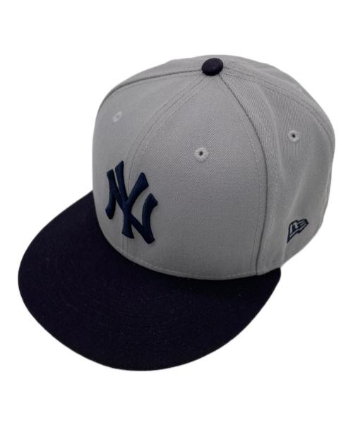 New Era（ニューエラ）New Era (ニューエラ) キャップ グレー×ネイビーの古着・服飾アイテム