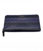 COACHコーチ）の古着「長財布」｜バイオレット×ブラック