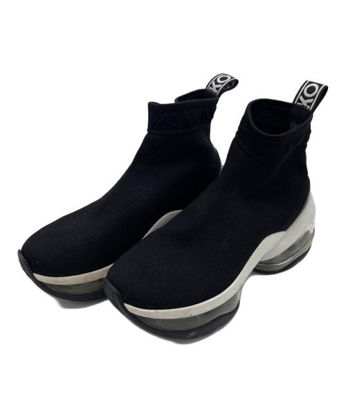 MICHAEL KORS（マイケル・コース）MICHAEL KORS (マイケル・コース) オリンピアエクストリームストレッチニットソックススニーカー ブラック サイズ:5.5Mの古着・服飾アイテム