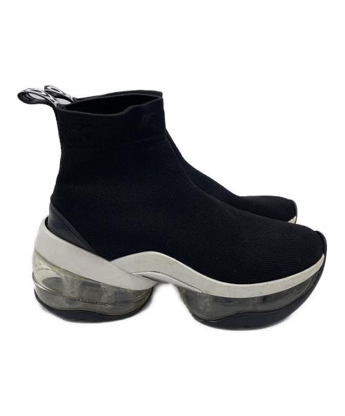 MICHAEL KORS（マイケル・コース）MICHAEL KORS (マイケル・コース) オリンピアエクストリームストレッチニットソックススニーカー ブラック サイズ:5.5Mの古着・服飾アイテム