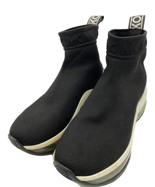 MICHAEL KORS（マイケル・コース）MICHAEL KORS (マイケル・コース) オリンピアエクストリームストレッチニットソックススニーカー ブラック サイズ:5.5Mの古着・服飾アイテム