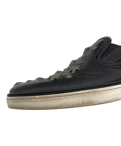 JIMMY CHOO（ジミーチュウ）JIMMY CHOO (ジミーチュウ) スリッポン ブラック サイズ:43の古着・服飾アイテム