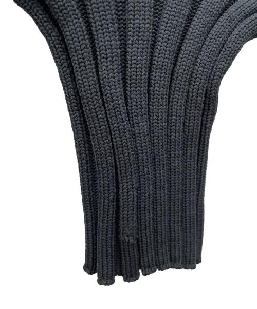 PLEATS PLEASE（プリーツプリーズ）PLEATS PLEASE (プリーツプリーズ) FLOST KNIT　厚手ニット ブラック サイズ:サイズ表記無しの古着・服飾アイテム