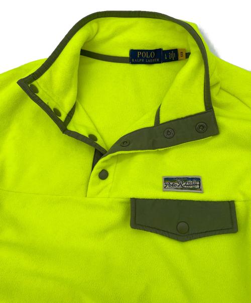 POLO RALPH LAUREN（ポロ・ラルフローレン）POLO RALPH LAUREN (ポロ・ラルフローレン) フリースジャケット イエロー サイズ:Lの古着・服飾アイテム
