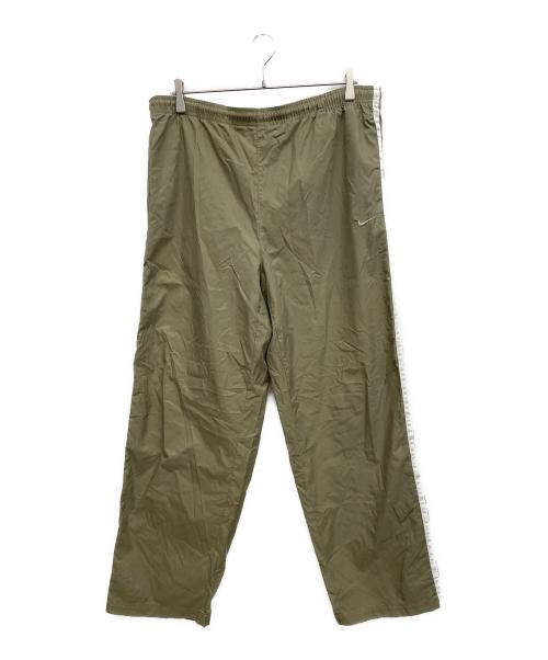 NIKE（ナイキ）NIKE (ナイキ) ナイロンパンツ グリーン サイズ:XLの古着・服飾アイテム