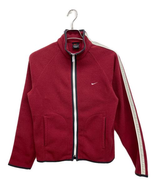 NIKE（ナイキ）NIKE (ナイキ) フリースジャケット レッド サイズ:Mの古着・服飾アイテム