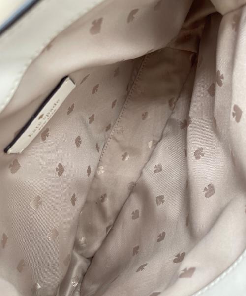 Kate Spade（ケイトスペード）Kate Spade (ケイトスペード) 2WAYバッグ ホワイトの古着・服飾アイテム