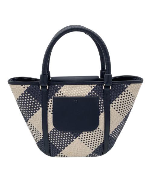 Kate Spade（ケイトスペード）Kate Spade (ケイトスペード) ハンドバッグ ネイビーの古着・服飾アイテム