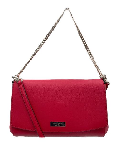 Kate Spade（ケイトスペード）Kate Spade (ケイトスペード) ショルダーバッグ レッドの古着・服飾アイテム